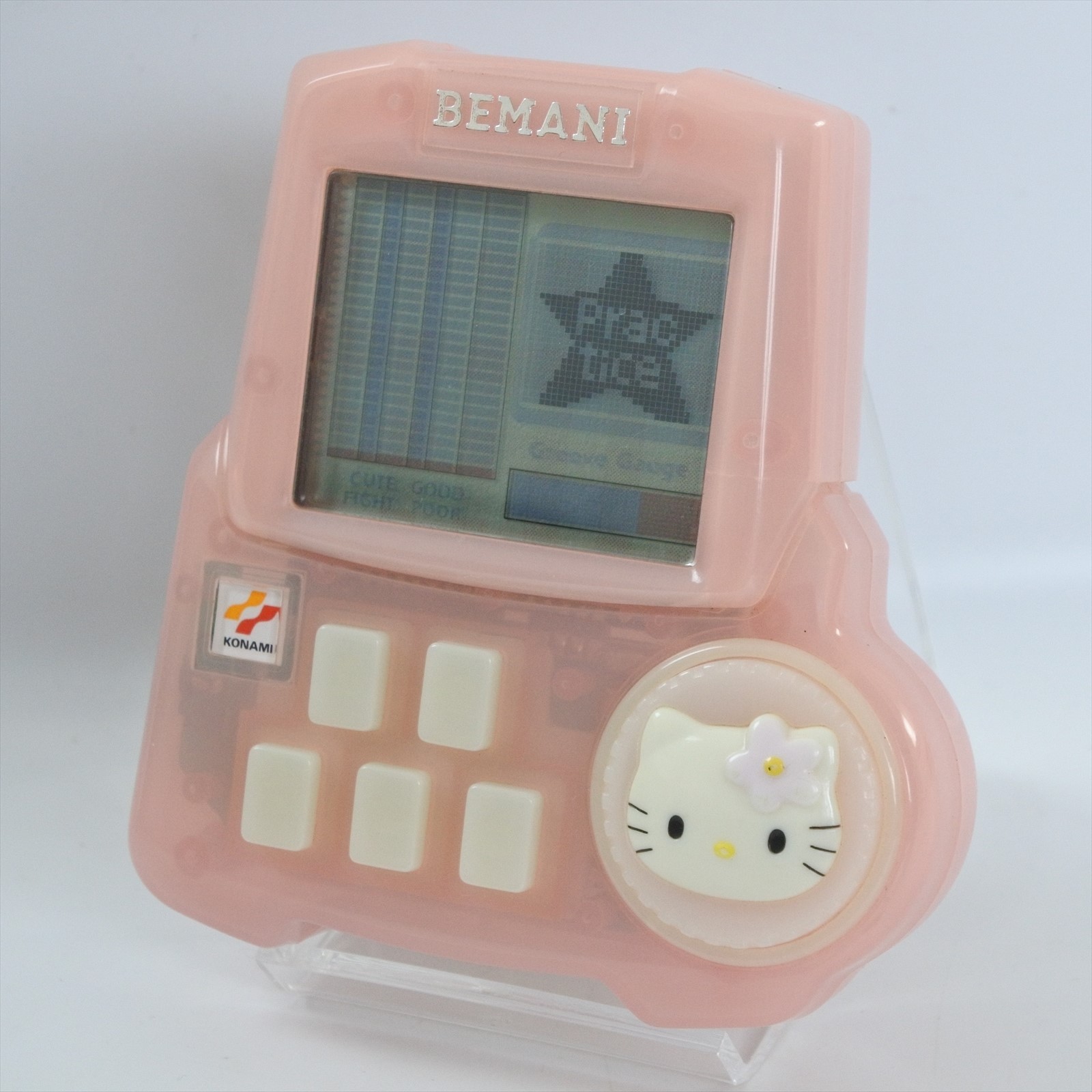 LCD Bemani Pocket HELLO KITTY Handheld Console CT033 Konami 2162