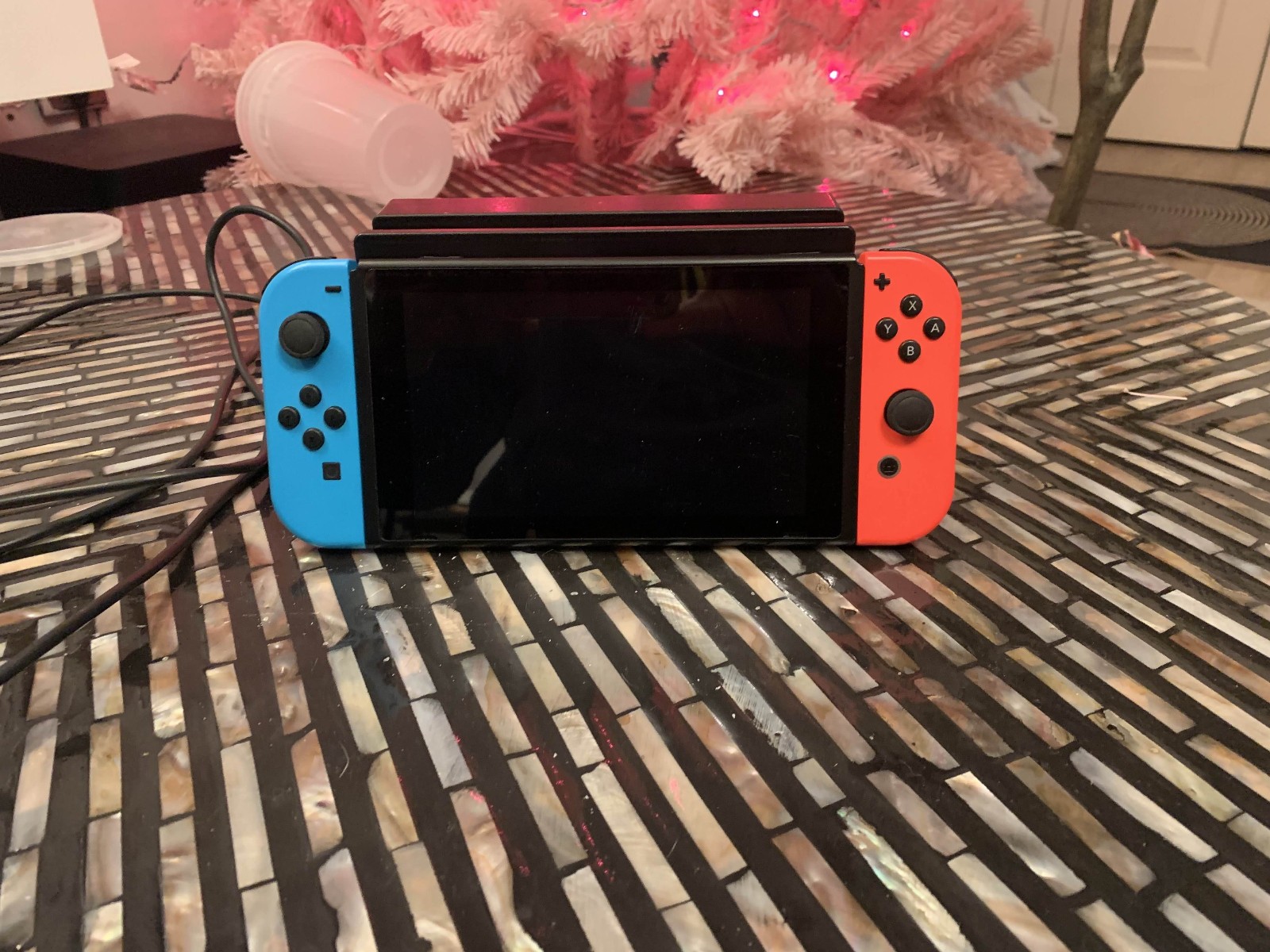 Nintendo Switch 32GB Handheld Console With HDMI Dock – Neon Red/Neon Blue
