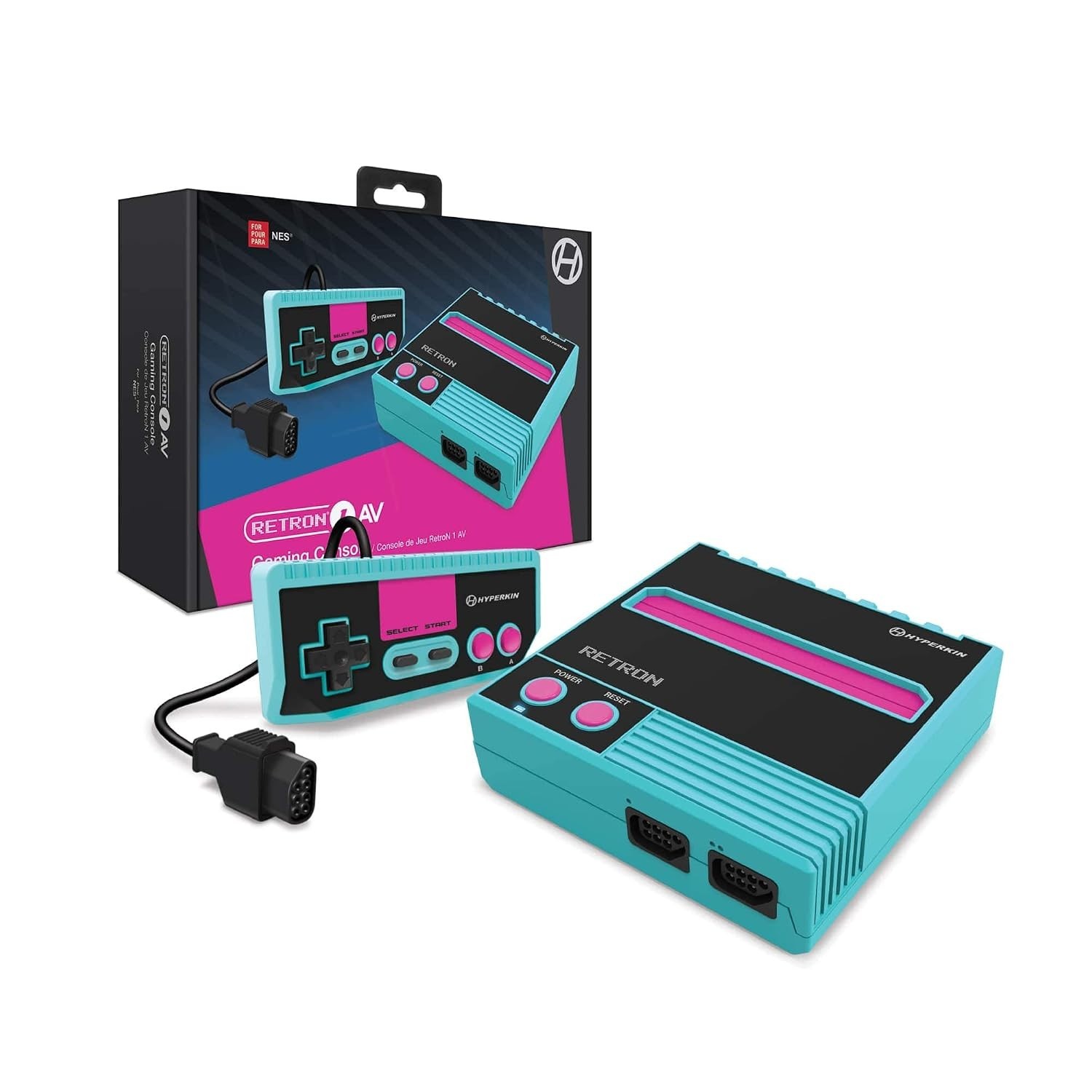 Nostalgic RetroN 1 AV Console for NES – Includes AV Cable and Classic Controller