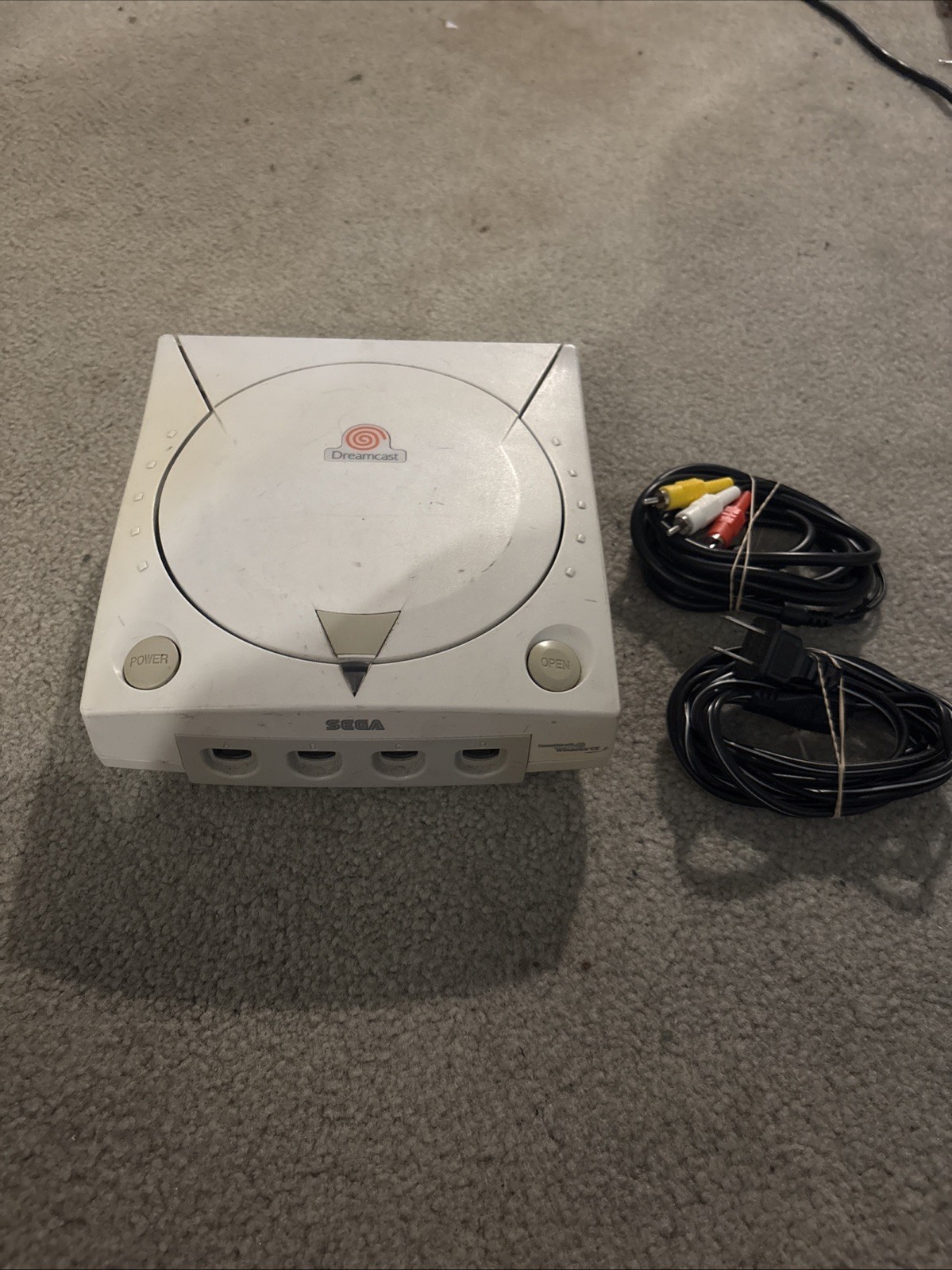 SEGA Dreamcast HKT-3020 Home Console – White Tested