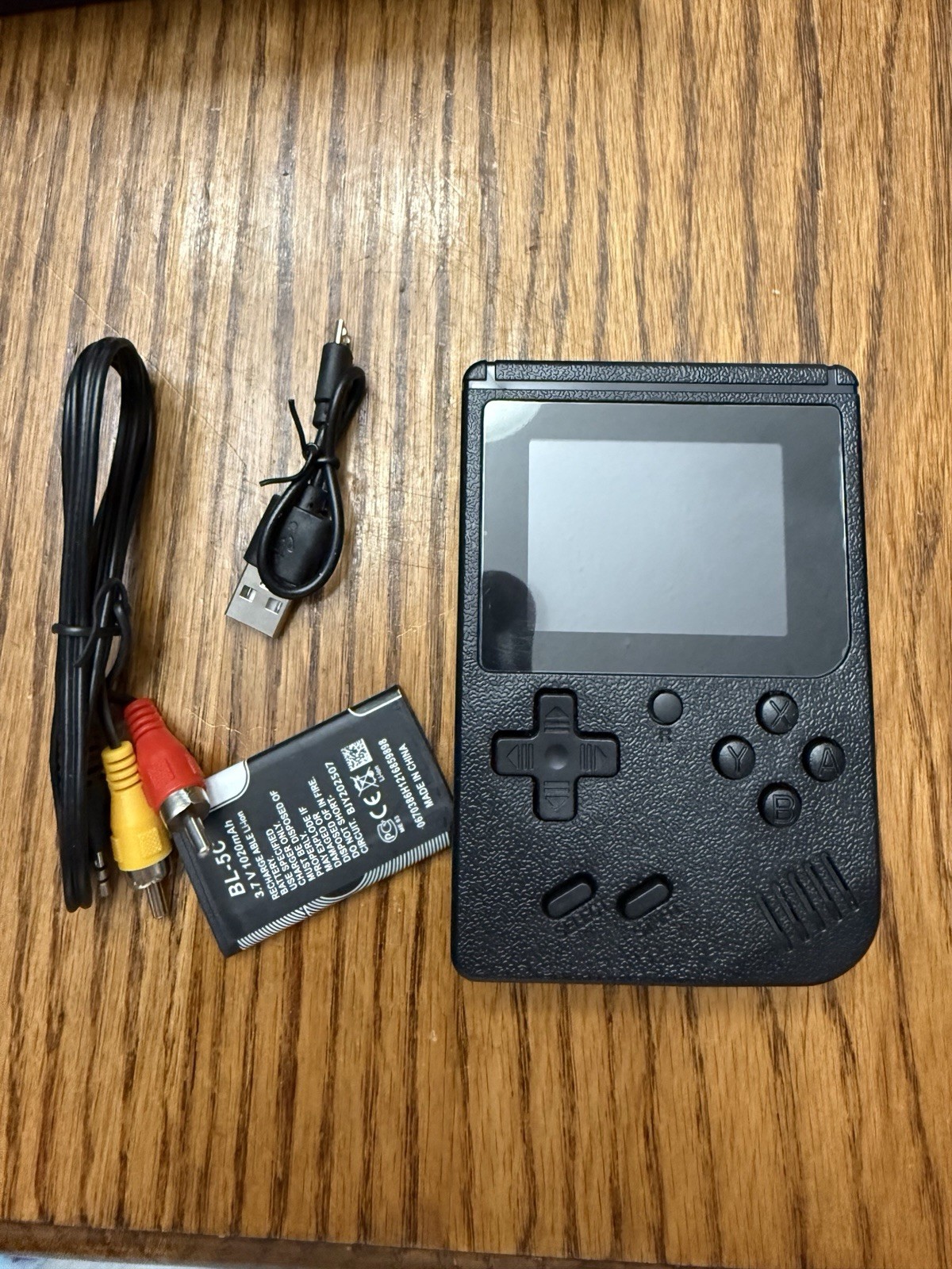 Retro FC Plus Portable Handheld Game Console Backlit Rechargeable TV Play Black