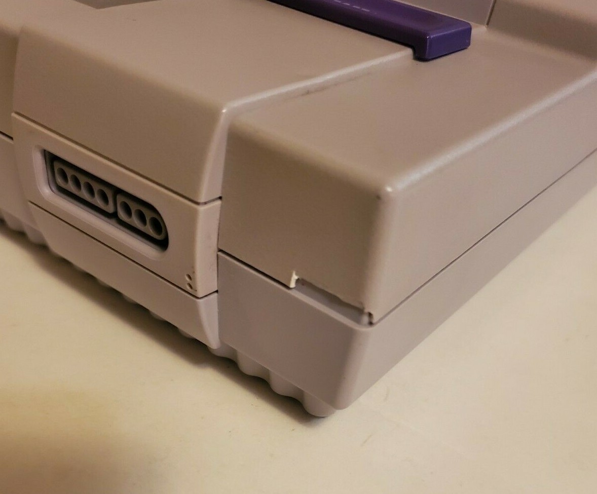 Super Nintendo Entertainment System SNES Console Bundle 1 Controller 4 games