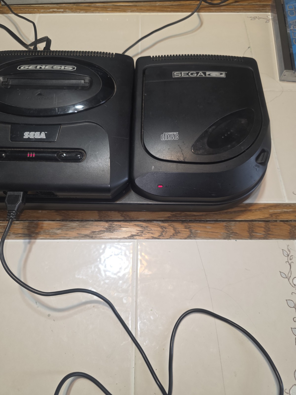Sega CD Model 2 With Model 2 Genesis
