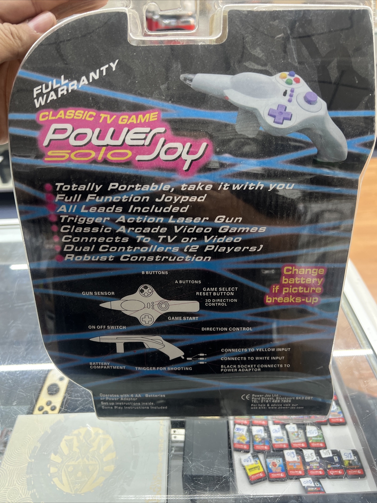 Power Joy Solo Game Plug & Play Controller Limited Edition Over 50 Games New