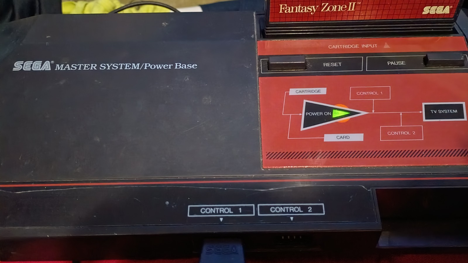 SEGA Master System [Model 3010-A] Game System Console with Cables Only – Tested