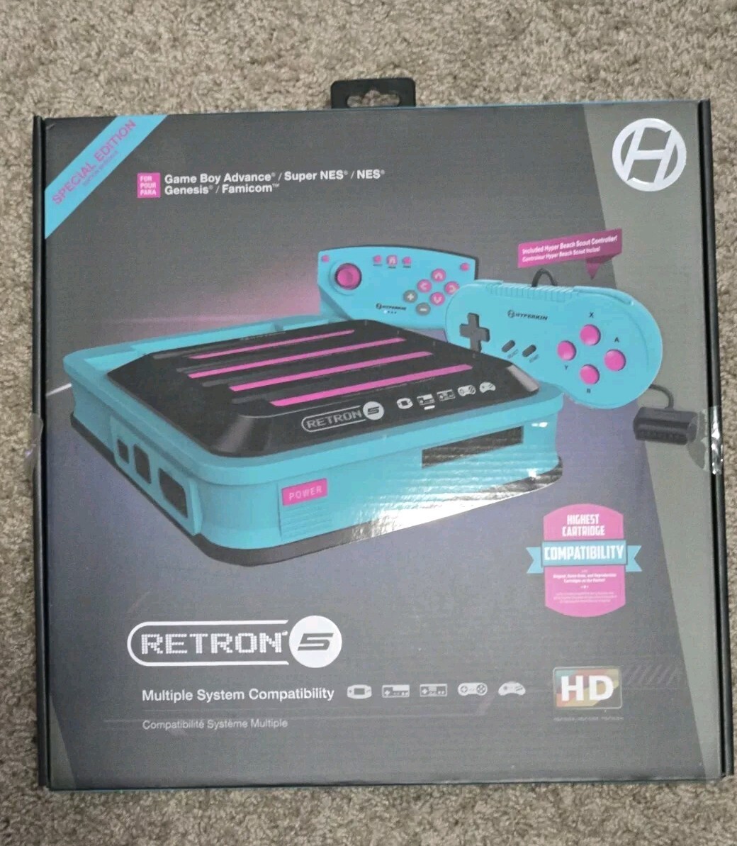 NEW Hyperkin RetroN 5 : HD Gaming Console for GBA Super NES
