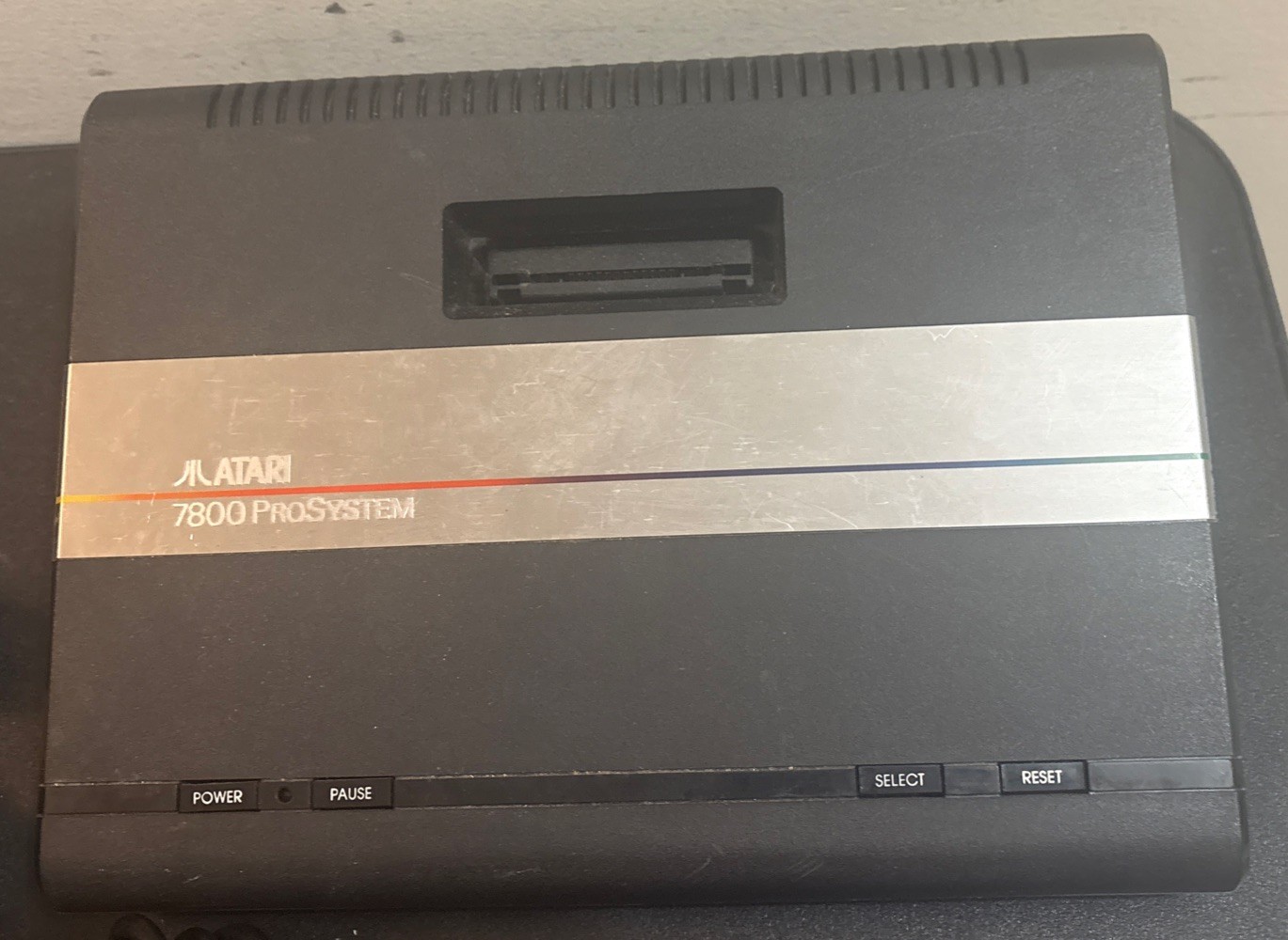 Atari 7800 ProSystem Console 2 OEM Controllers All Cords With Choplifter Game
