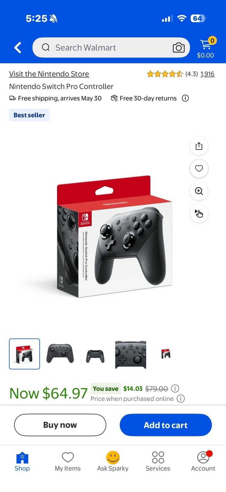 Nintendo Switch OLED Model Console 64GB White Joy-Con, USB-C, HEG-001
