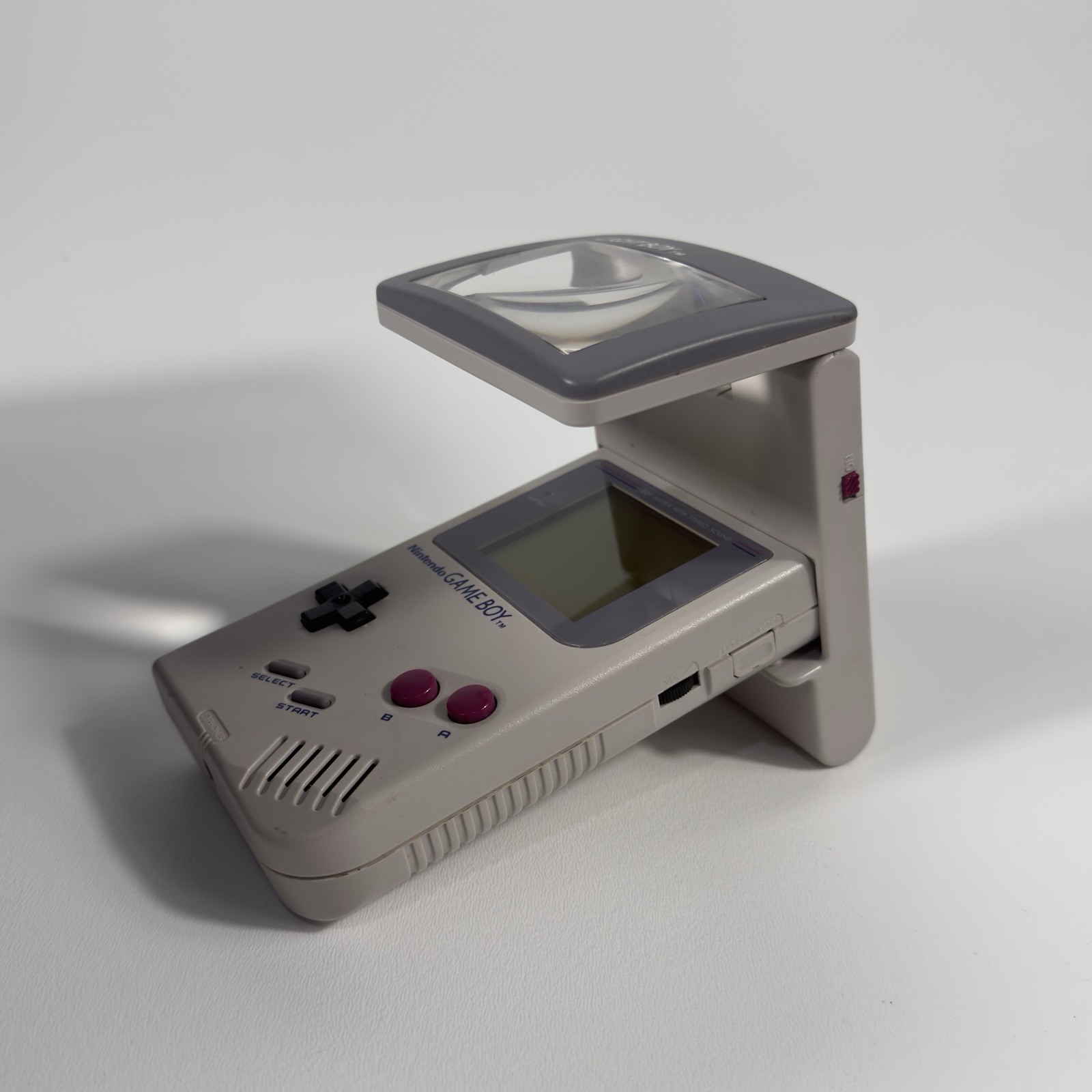 Nintendo Game Boy DMG-01 Gray Console w/ manual Lot w/ Games, Light Boy, Case