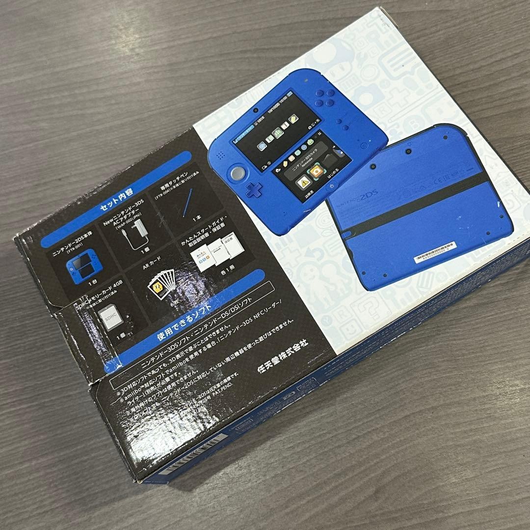 3DS/2DS/DS Operation Ok Nintendo 2Ds Blue Perfect Working Item Box Theory Japan