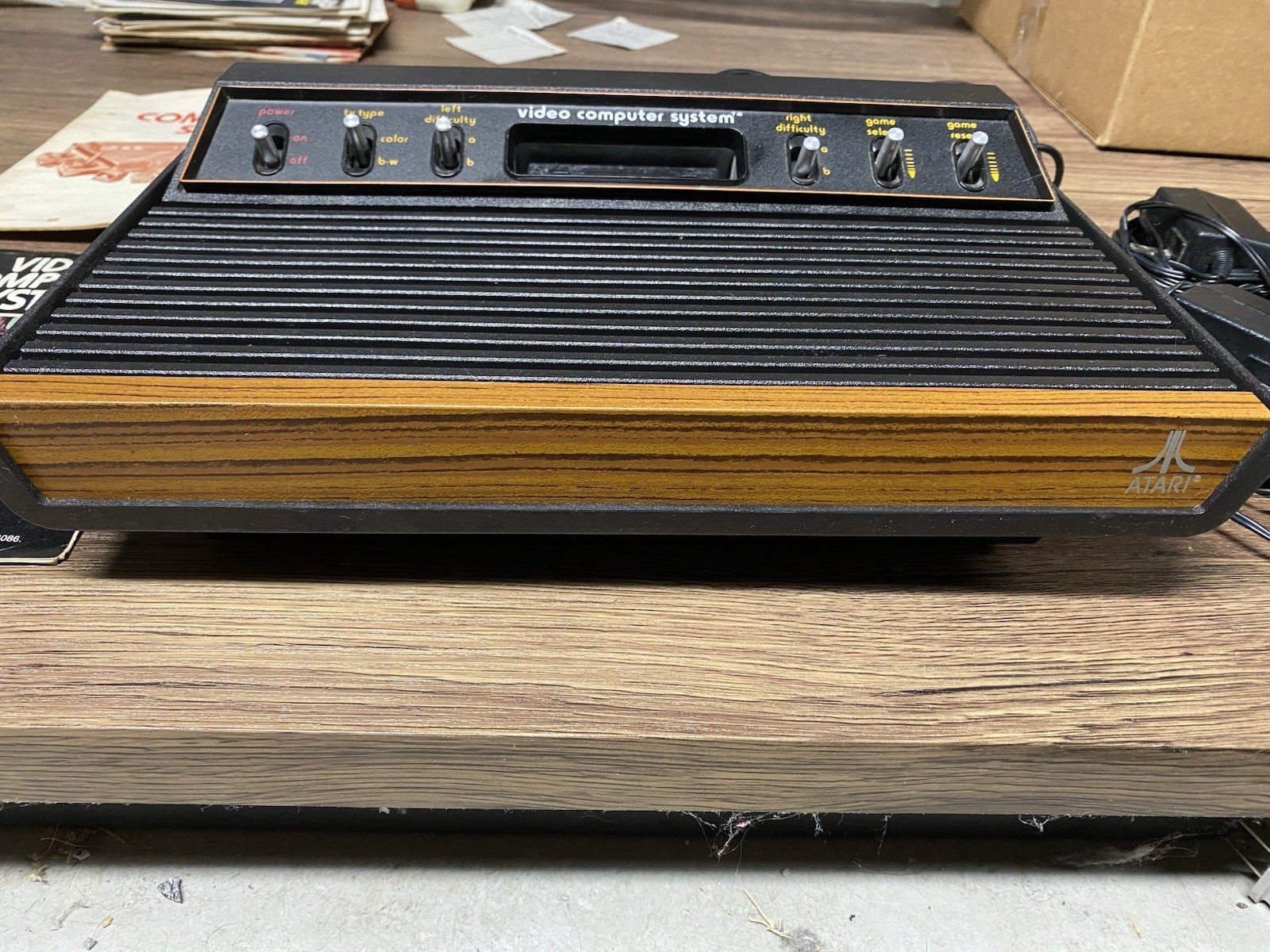 Atari CX2600 Light Sixer W/ 21 Different Games + 7 Controllers Tested Collection