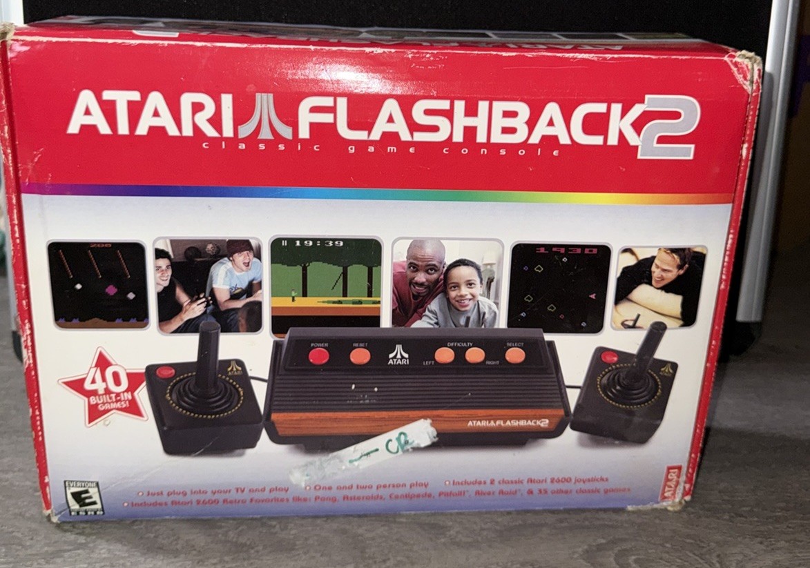 Atari Flashback 2 Classic Game Console New Factory Sealed 40 Built-in Games