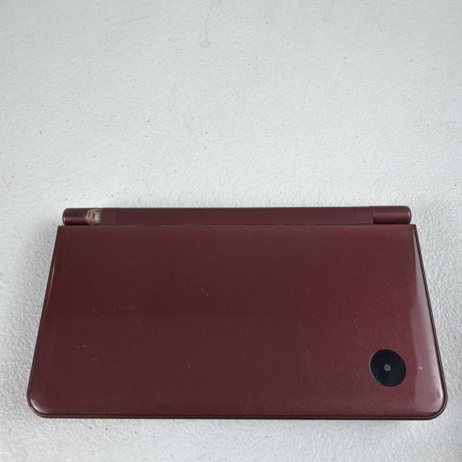 Broken Nintendo DSi XL Dark Red Burgundy Console UTL-001 PARTS ONLY NO POWER
