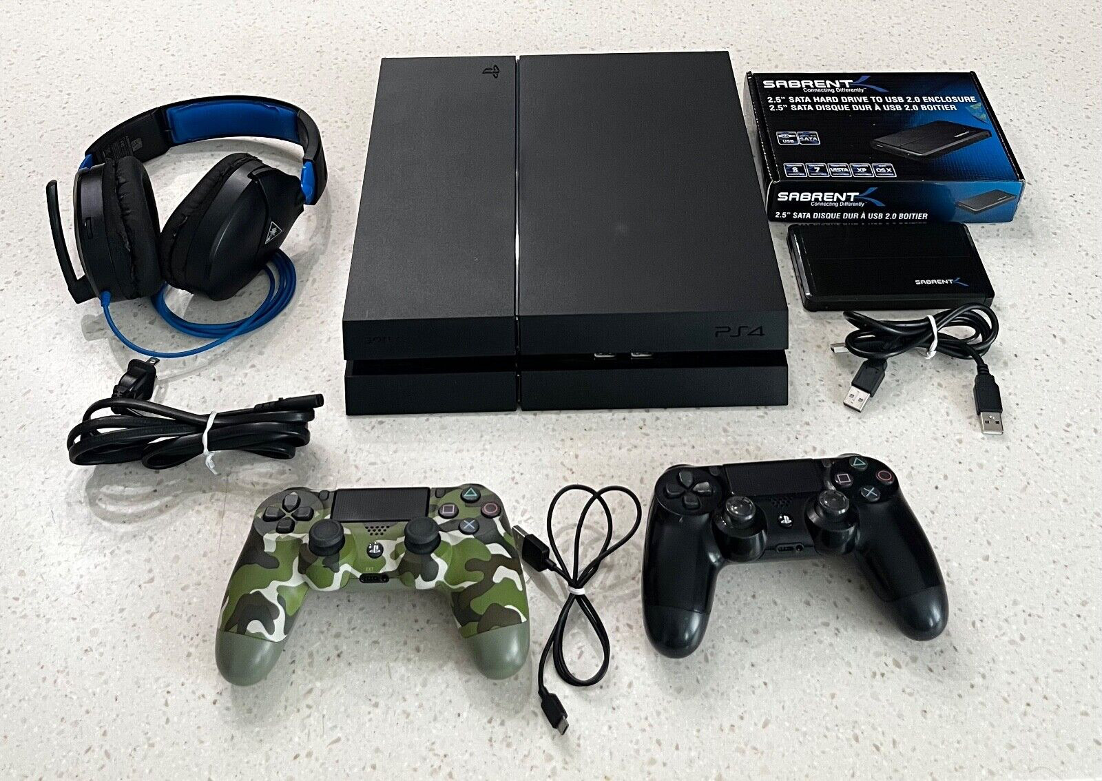 Sony PlayStation 4 Slim 500GB Gaming Console with Controller – Black