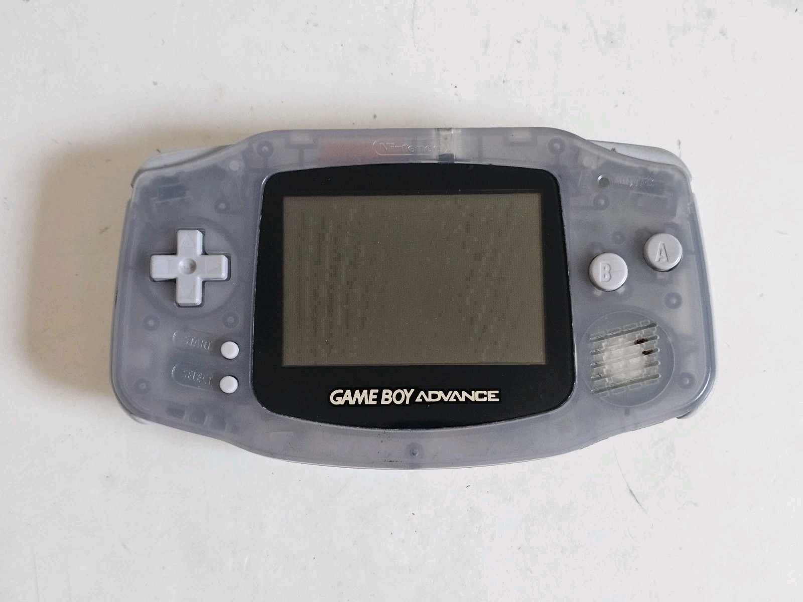 Nintendo Game Boy Advance GBA Handheld Console AGB-001 Glacier Tested, Fast Ship