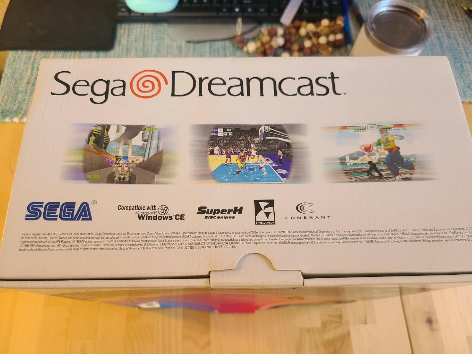 ⭐ Sega Dreamcast System White Console (NTSC) NEAR COMPLETE in Box Papers tested⭐