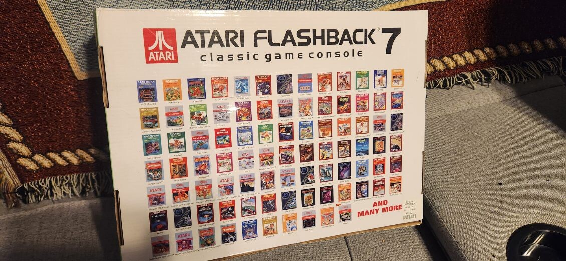 Atari Flashback 7 Classic Game Console includes 2 wireless controllers 101 games