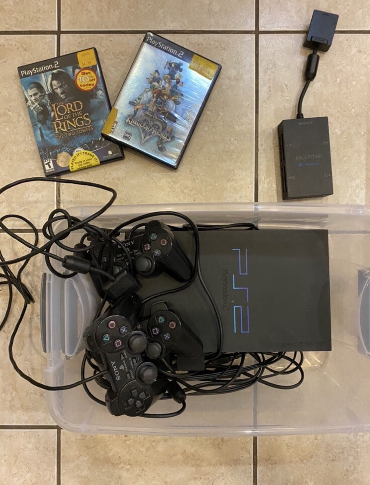 Sony PlayStation 2 Black Home Console