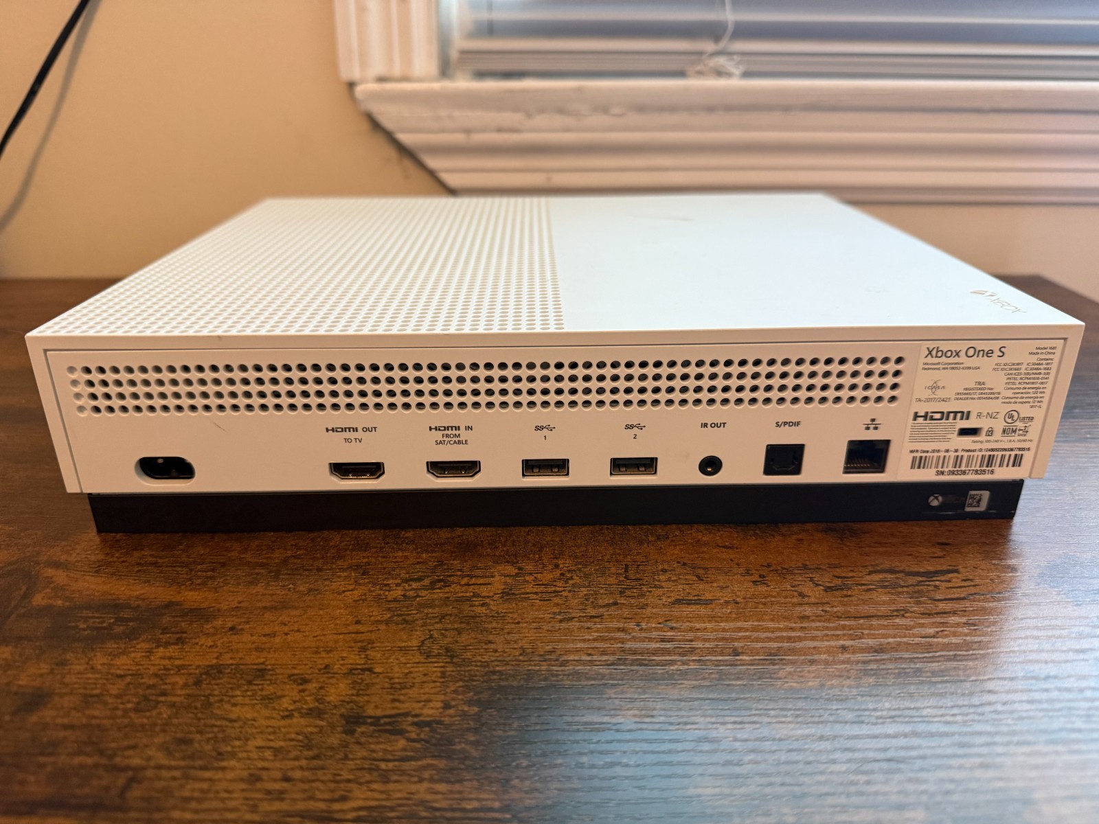 Microsoft Xbox One S All Digital White Console Power Cord Included