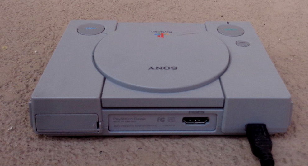 SONY PLAYSTATION CLASSIC MINI CONSOLE SCPH-1000R TESTED WORKING