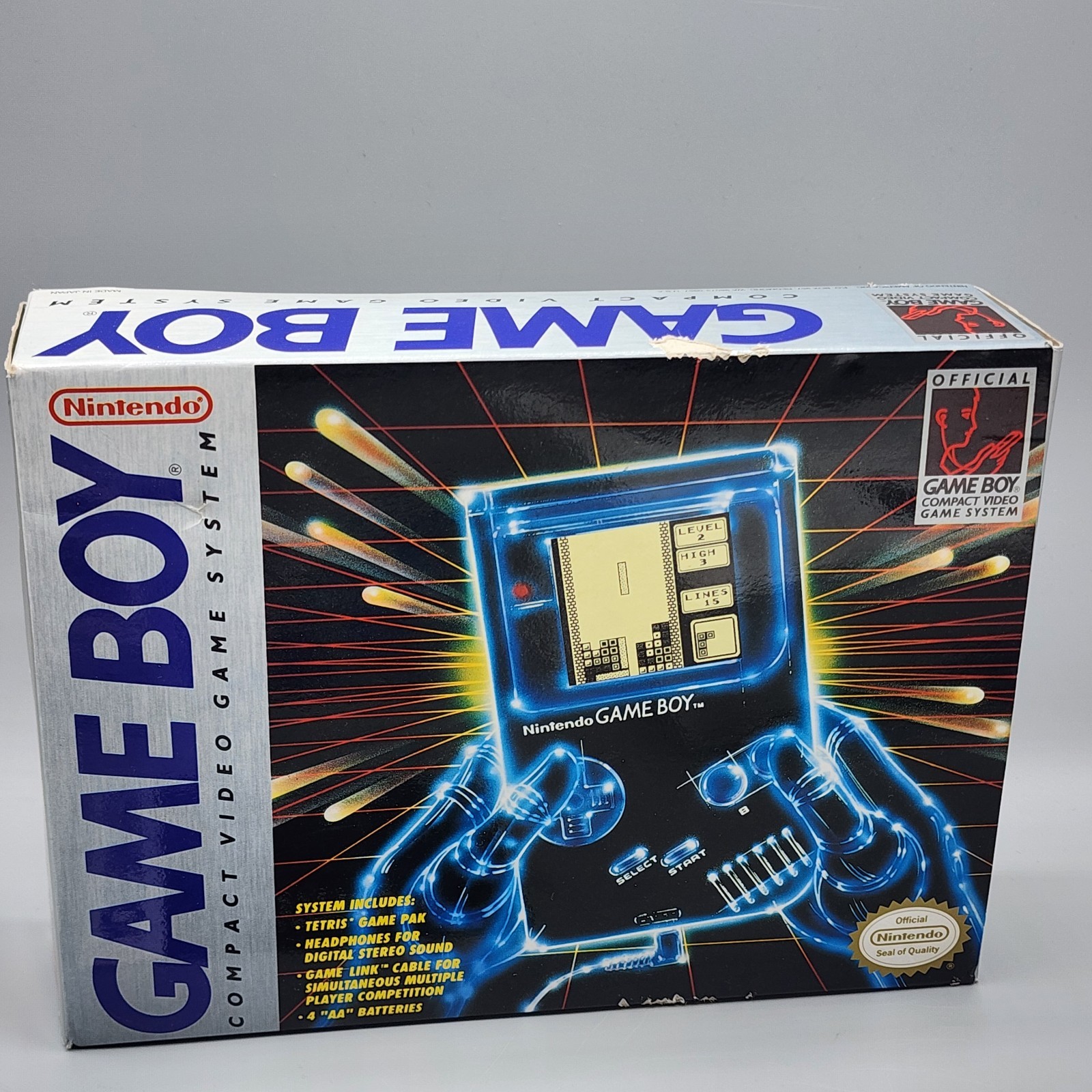 Nintendo Game Boy Handheld System 1989 DMG-01 In Box w/ Manuals & Tetris – CLEAN