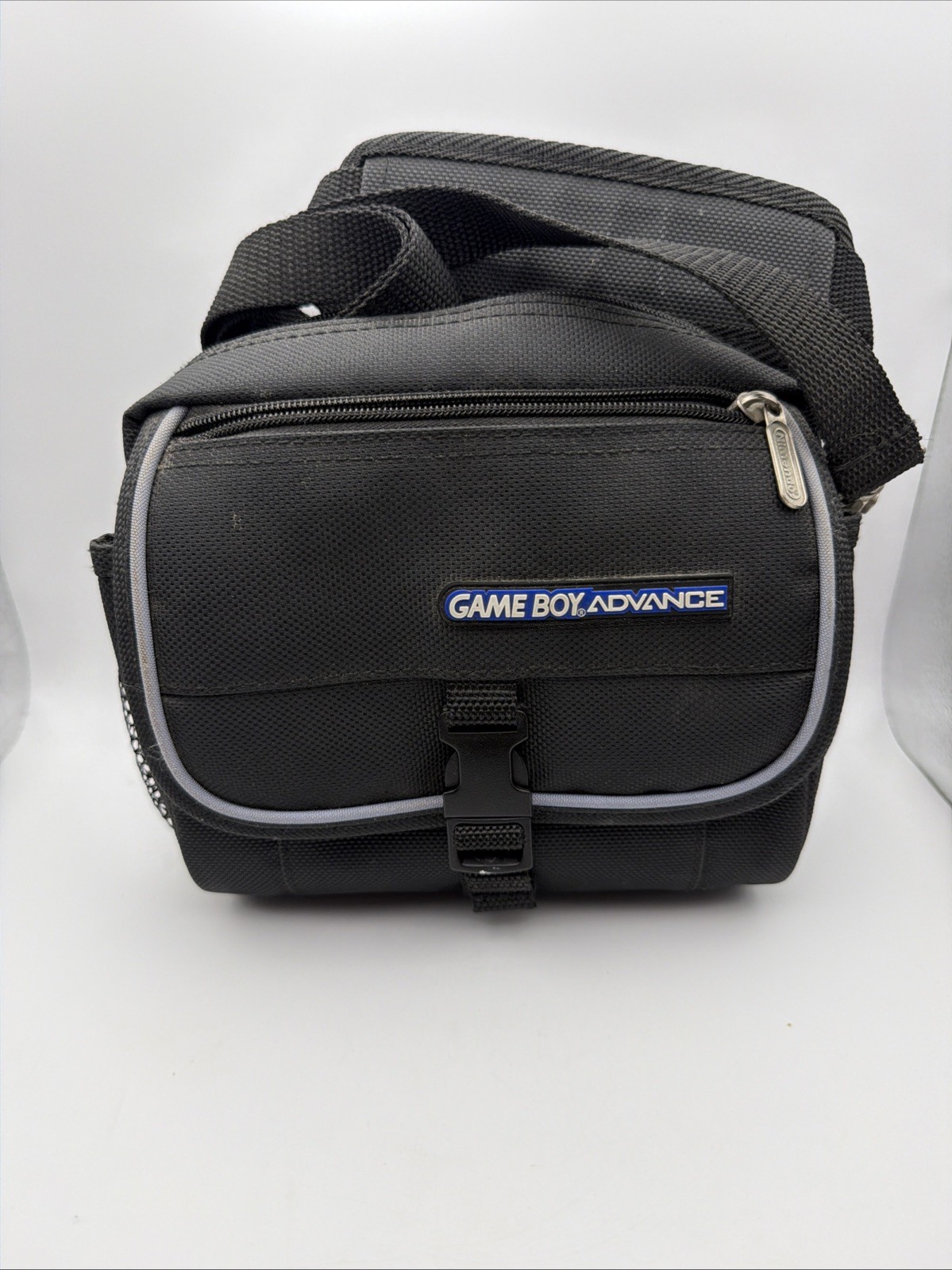 Nintendo Gameboy Advance- (Indigo) w/ Skin, Travel Case & Game (Tested/Working)