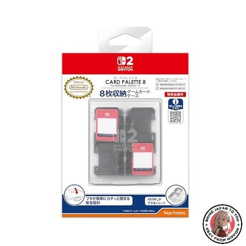NEW [Nintendo Licensed Product] Card Palette 8 for Nintendo Switch 2 Black