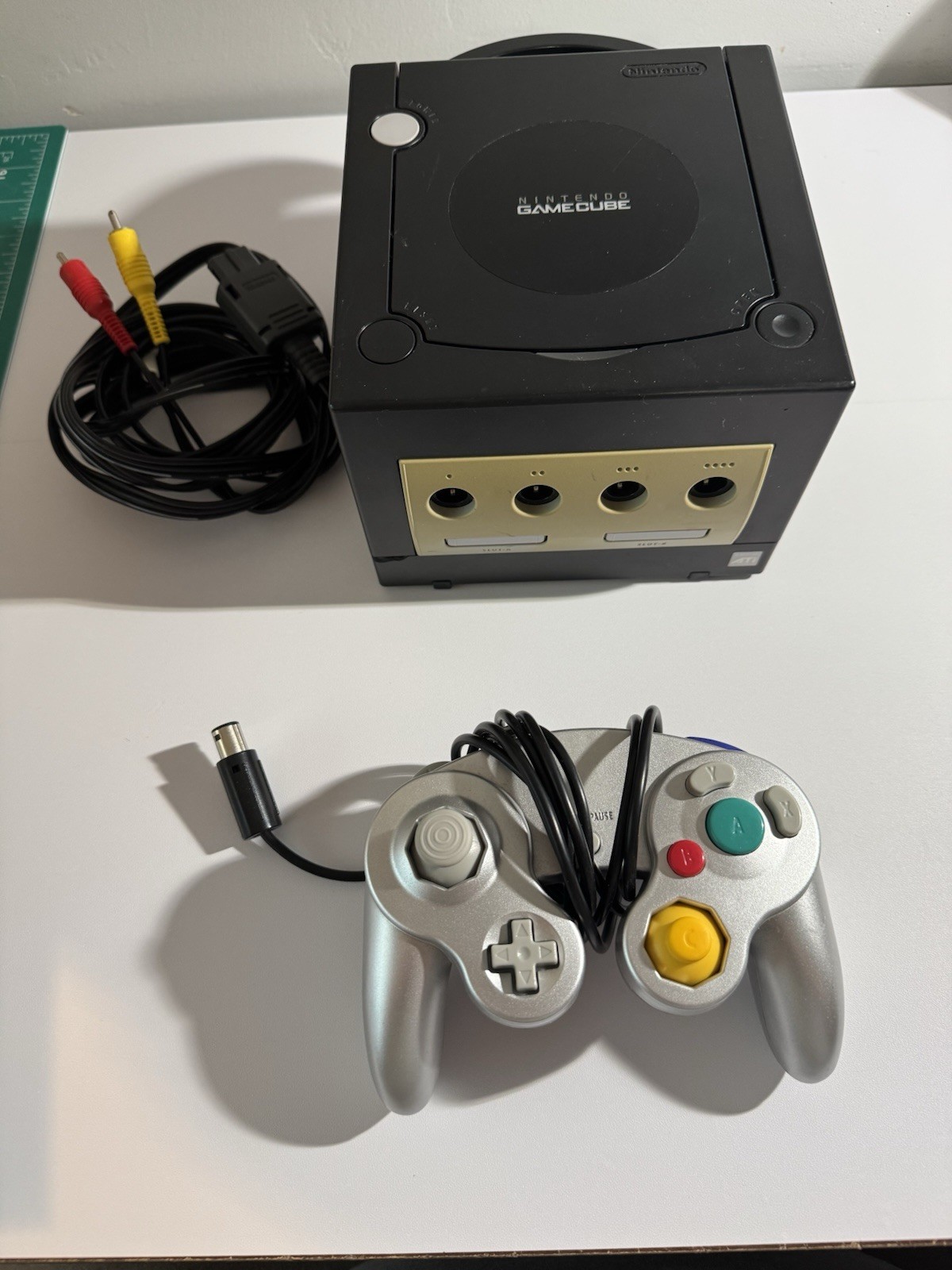 Nintendo GameCube Console Black DOL-001 , Not Tested Recently, No Power Adapter
