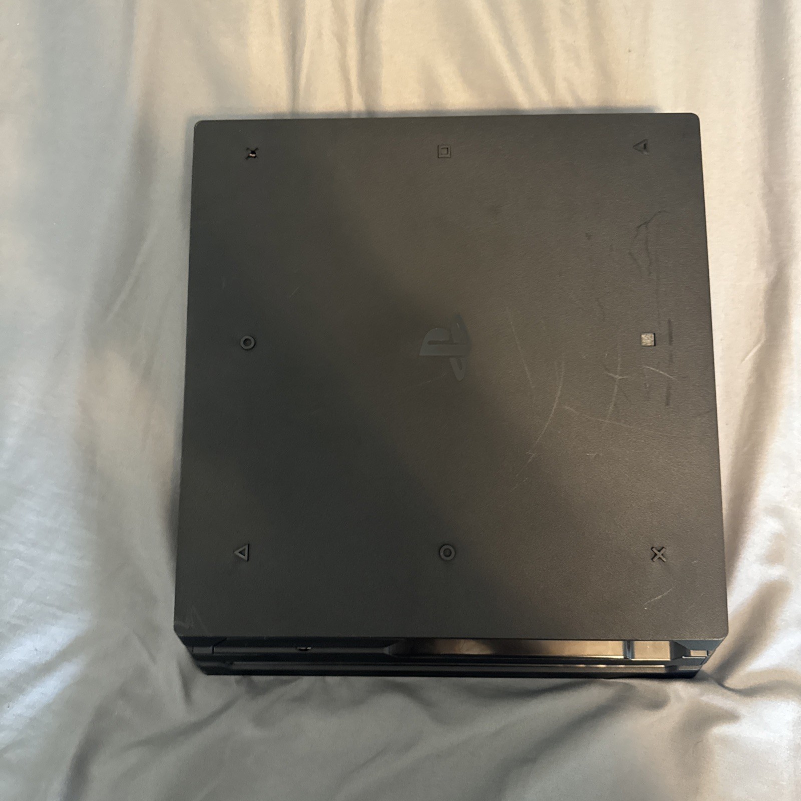 PlayStation 4 Pro 1TB Console w/ Cables, Cords, 2 Controllers (Firmware 9.04)