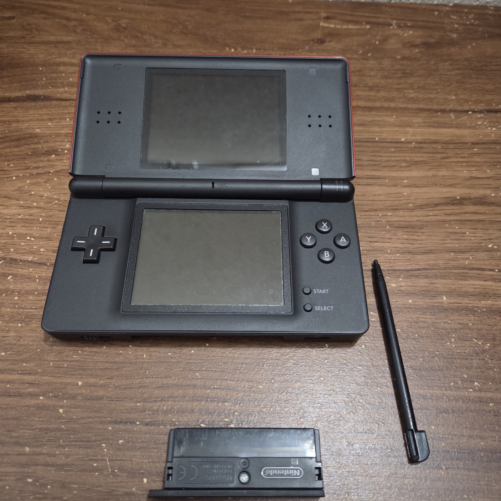 Nintendo DS Lite (Crimson Red) with Case & Charger (USED, STILL WORKS)