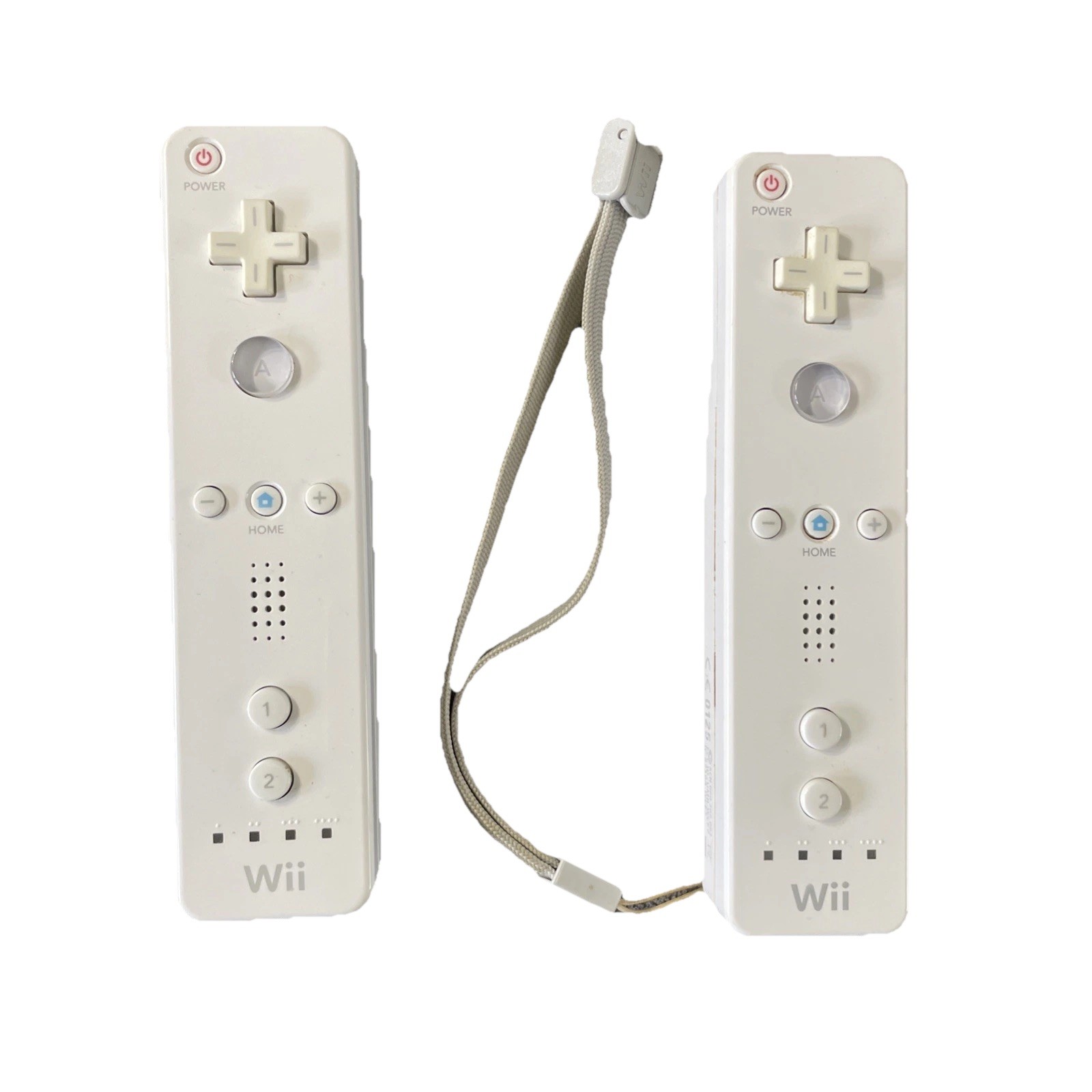 Nintendo Wii Console Bundle Lot Controllers Cables Manuals Wheel Tested (READ)