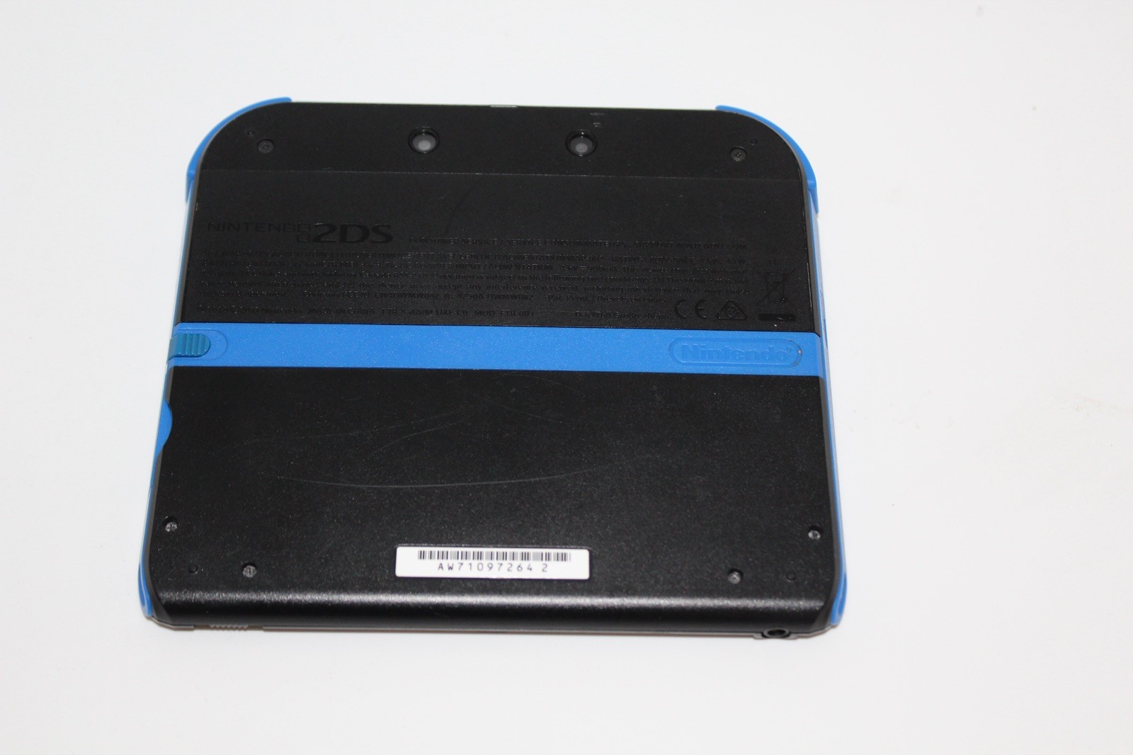 Nintendo 2DS Black/Blue Handheld System FTR-001 4GB NTSC-U/C Wi-Fi