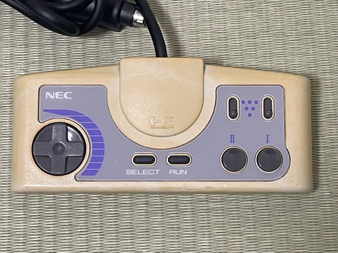 NEC PC Engine Duo R White Slim Console with Controller AC Adapter Used Japan