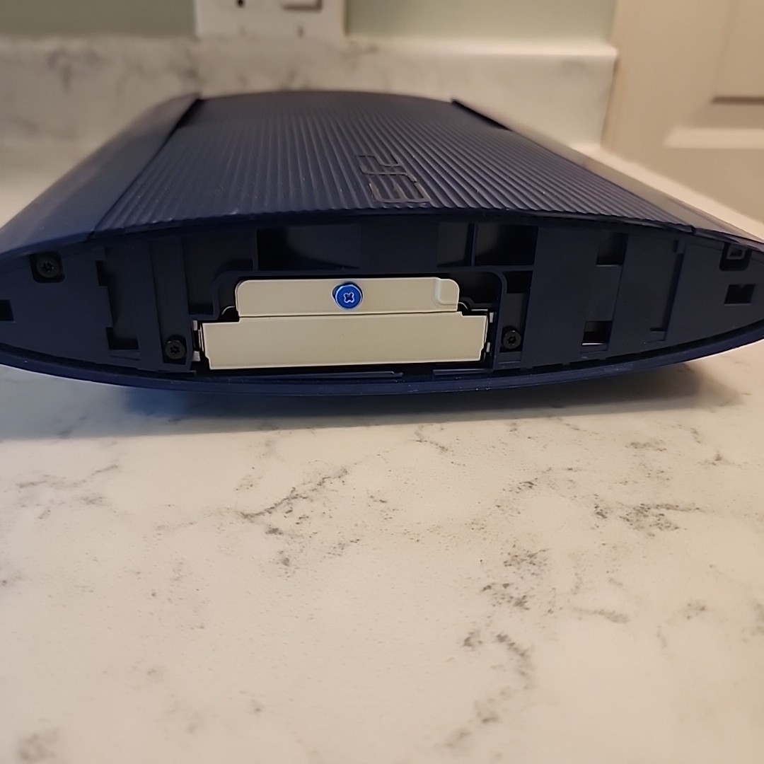 READ Sony PlayStation 3 Super Slim PS3 (cech-4201b) Azurite Blue Console Only