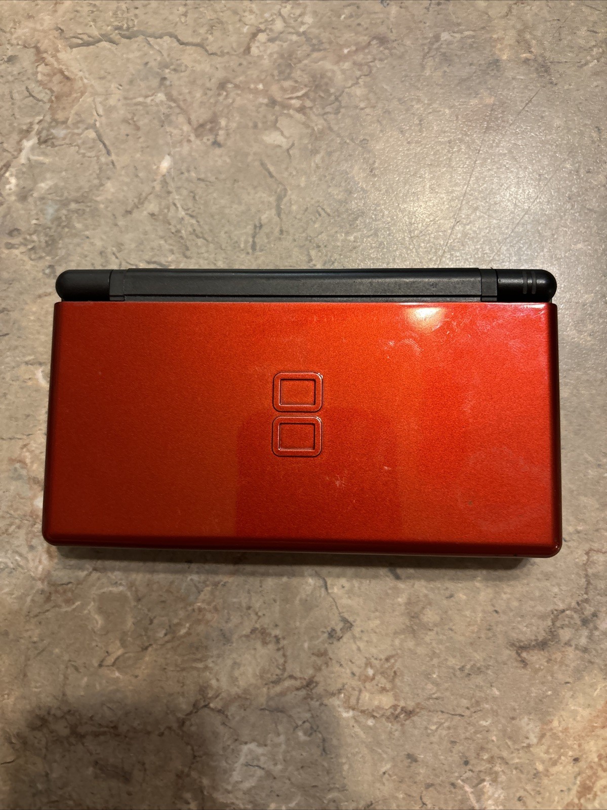 Nintendo DS Lite Console USG-001 Crimson Red/Black 8 Games Nerf Protector Case