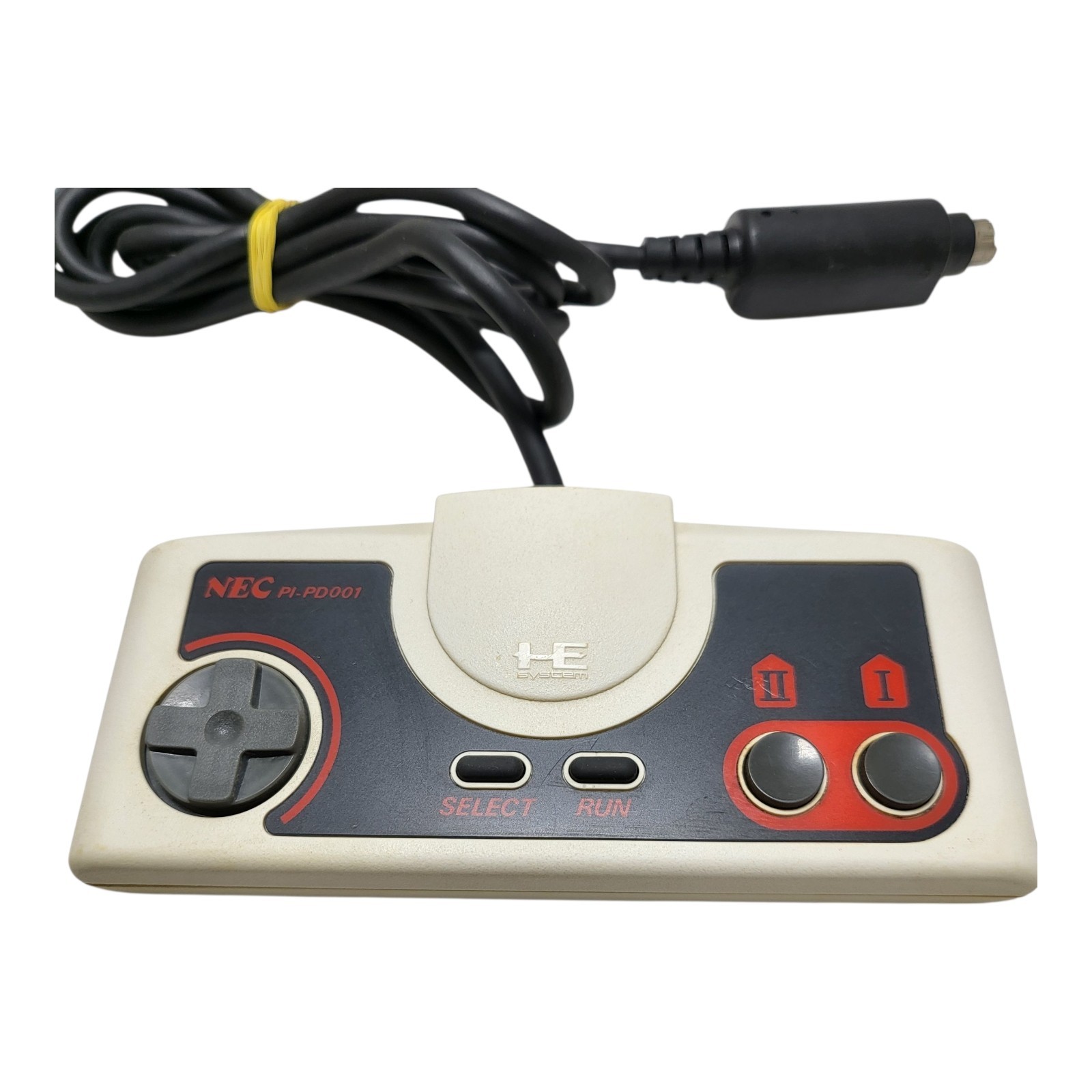 (Great!) PC Engine White Console with PAD and Turbo Tap TESTED!!