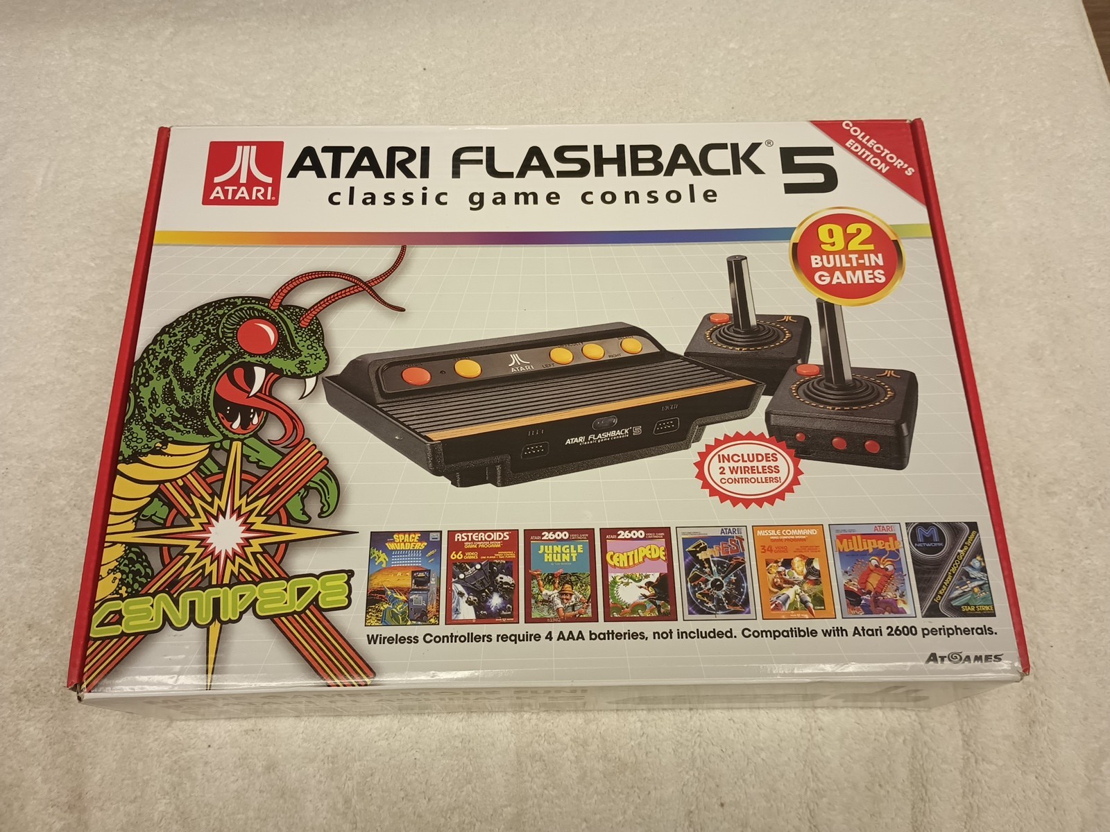 Atari Flashback 5 Classic Game Collector’s Edition Console W/Wireless Controller
