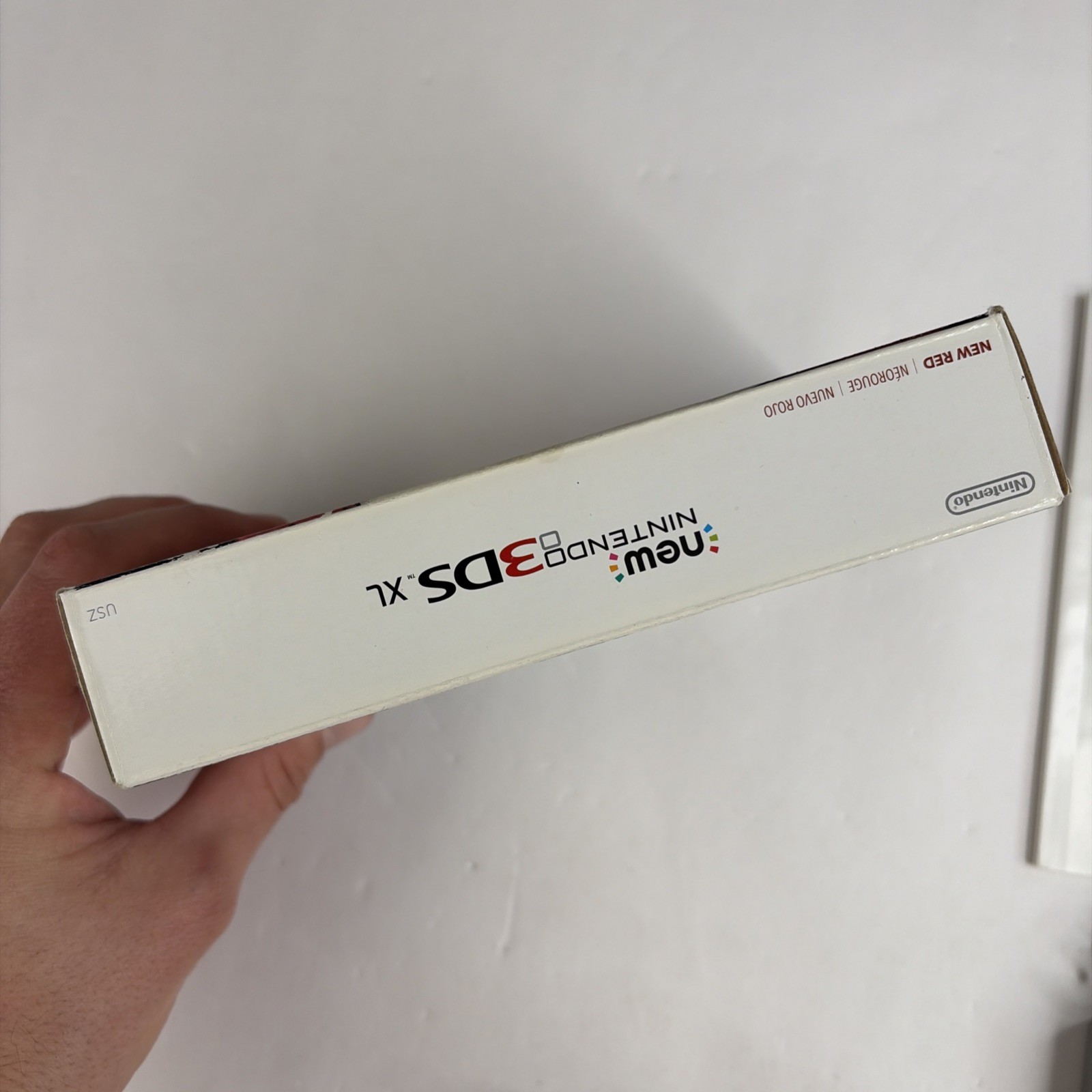 Nice! Nintendo New 3DS XL Red Complete In Original Box W Charger Stylus US Model