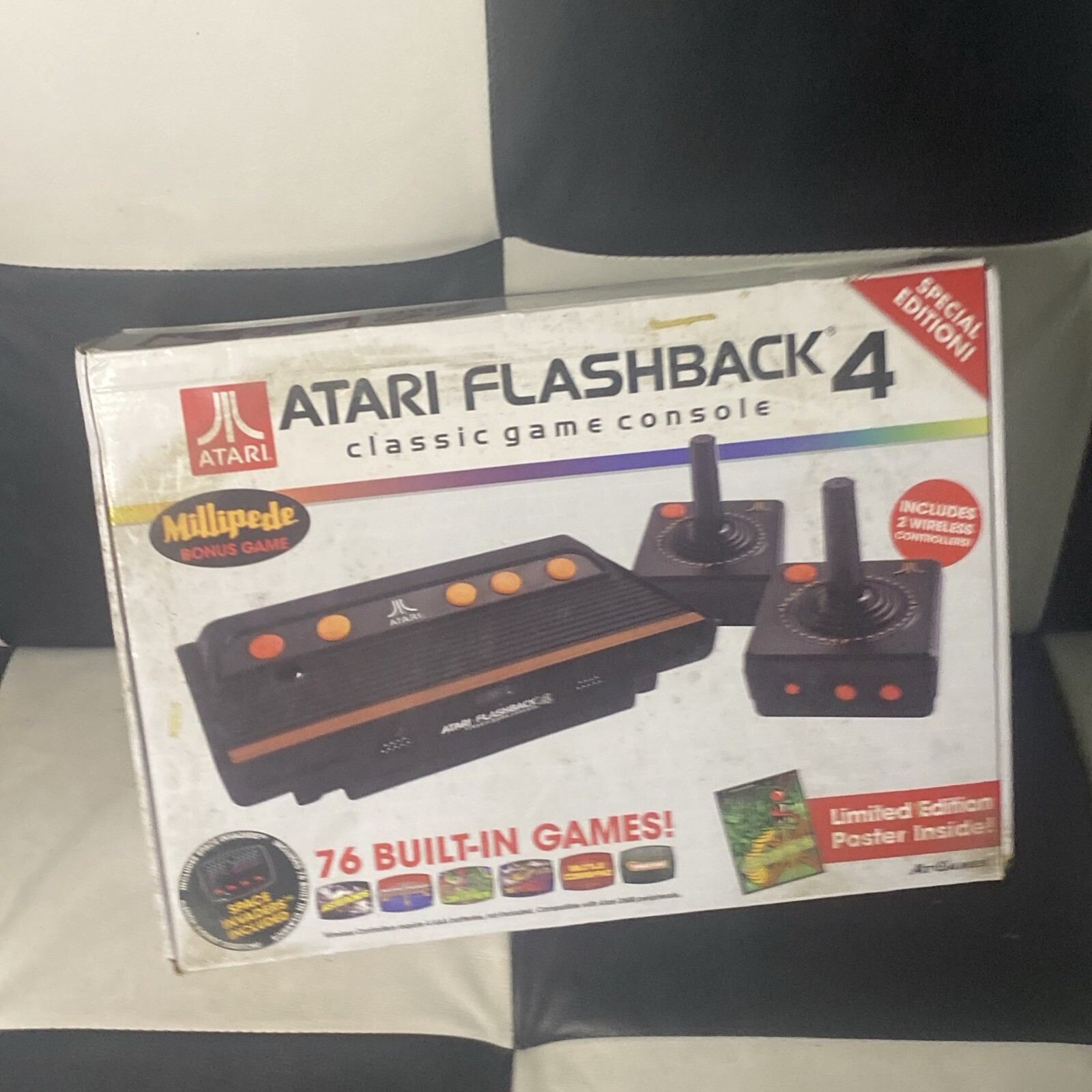 Atari Flashback 4 Classic Game Console 76 built in games With Box