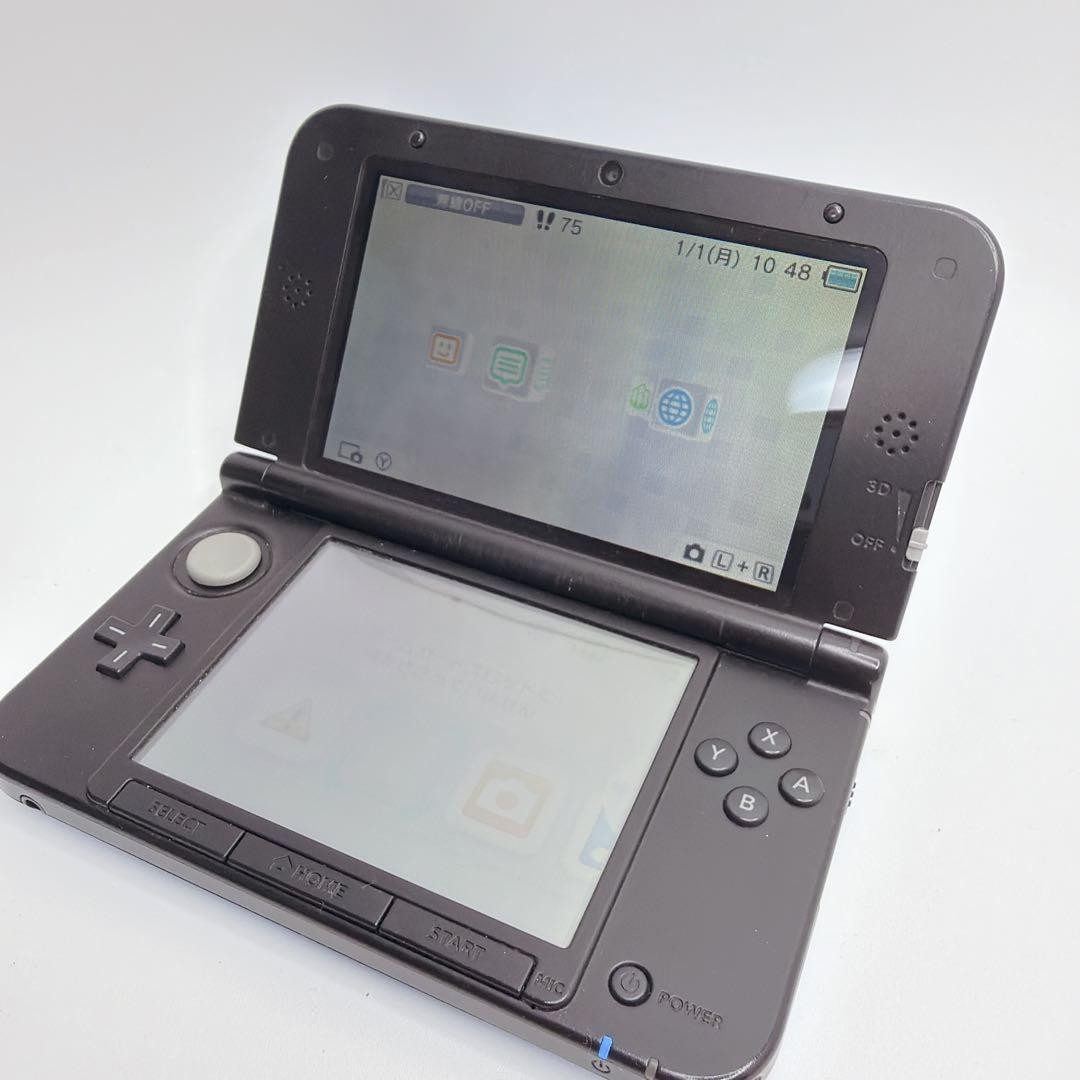 3DS/2DS/DS Power Confirmed Nintendo 3Ds Ll Black Blue Spr-001 Japan