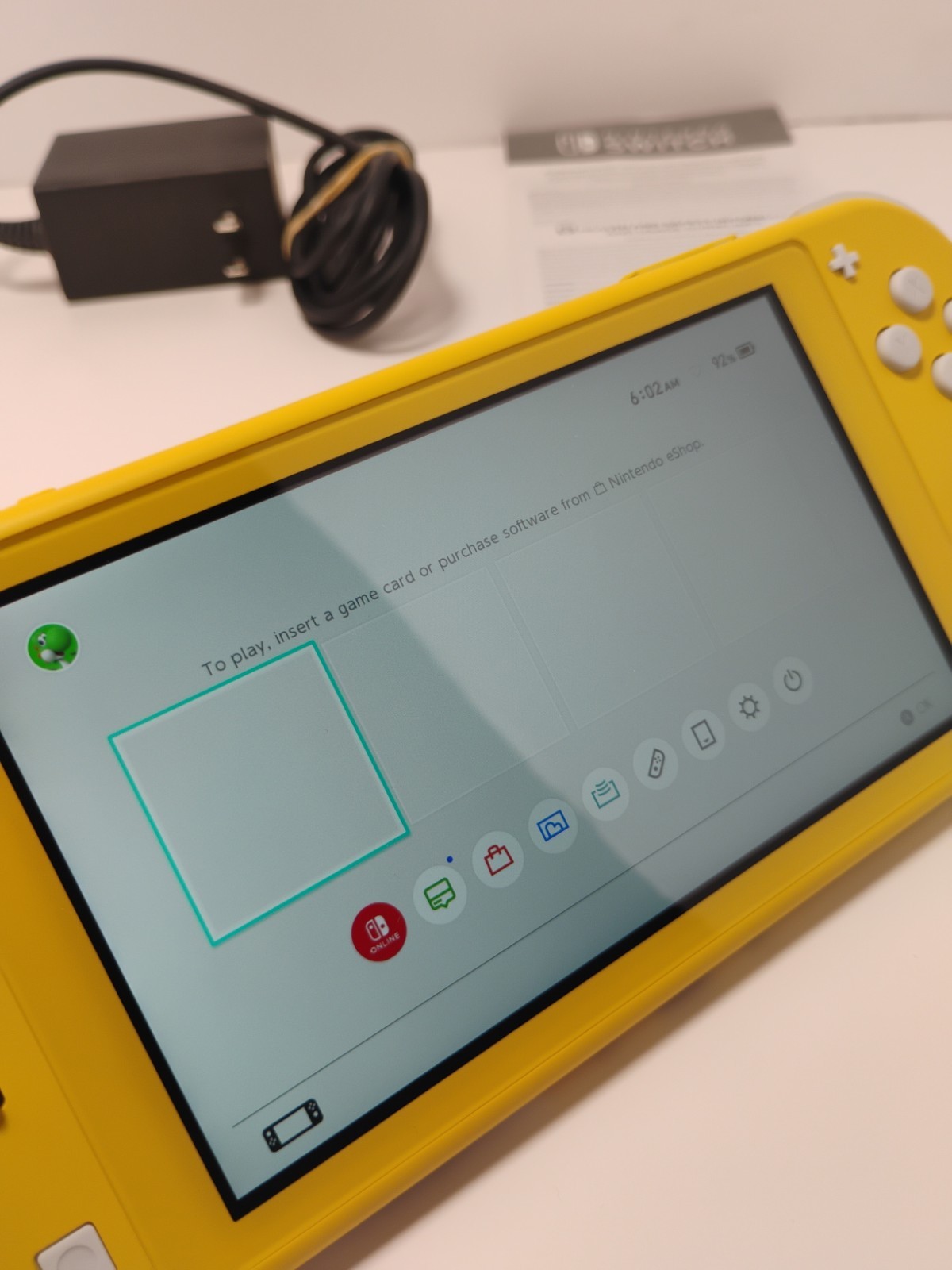 Nintendo Switch Lite Handheld Game Console HDH-001 Yellow Tested!