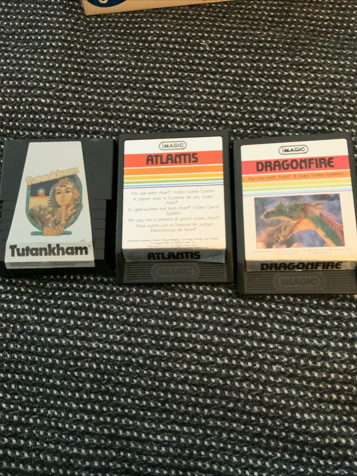 Atari 2600 Console Game Lot Video Game Center 61 Games Joysticks, Paddles & Mor