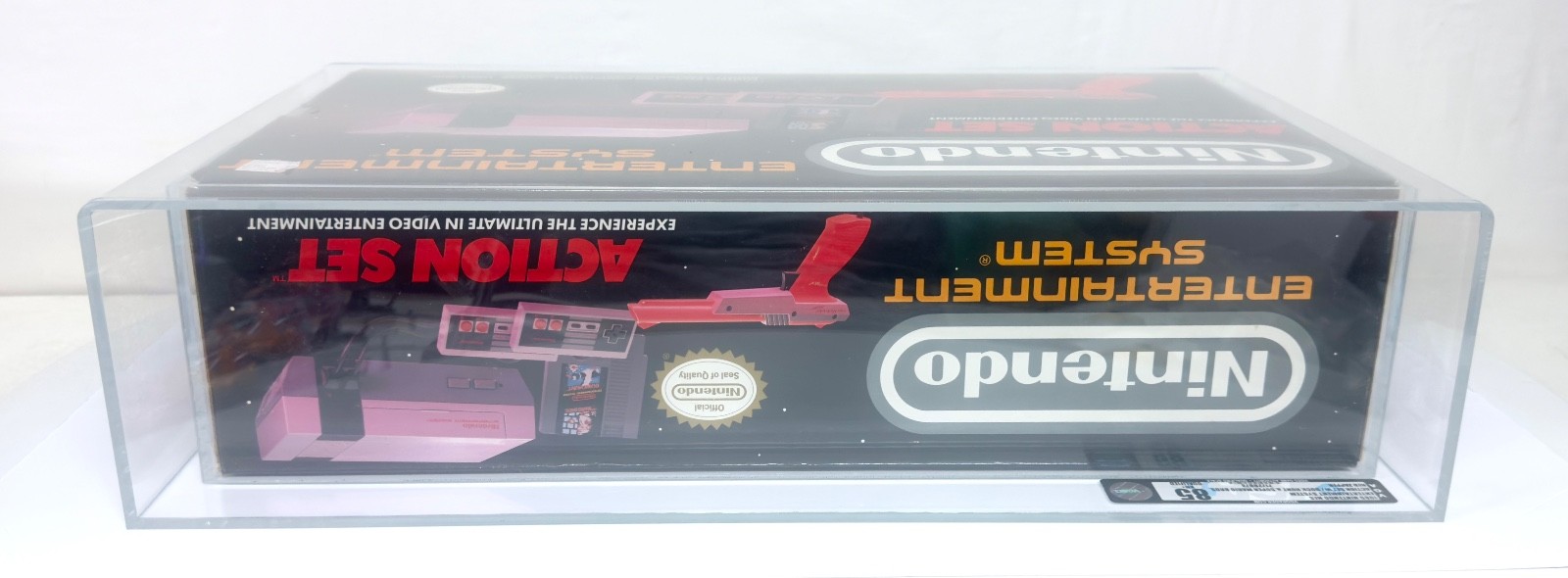 Nintendo Entertainment System Action Set Console VGA 85+ NM+ Qualified _STUNNING