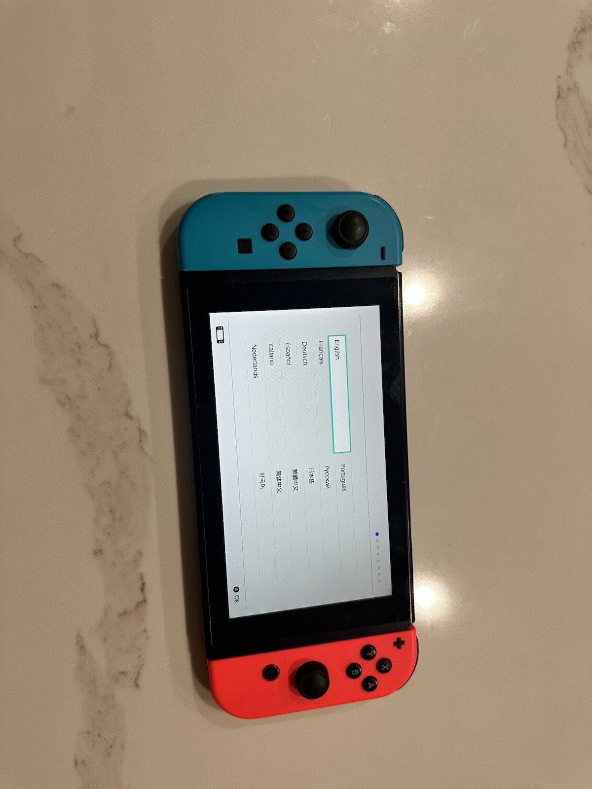 Nintendo Switch 32GB Gray Console with Neon Red and Neon Blue Joy-Con
