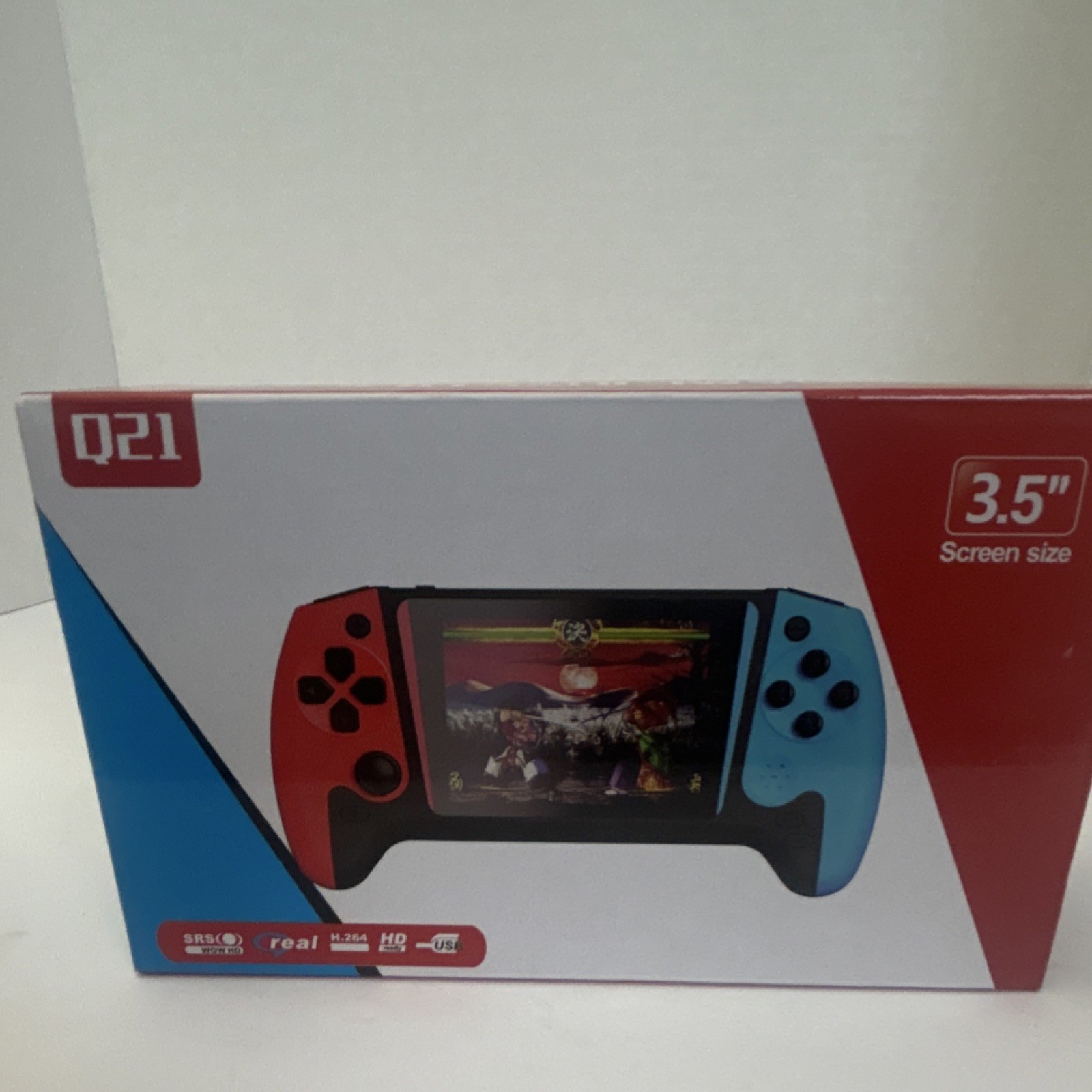 Q21 Handheld Game Console HD Screen Double Sparring Red Blue Black USB