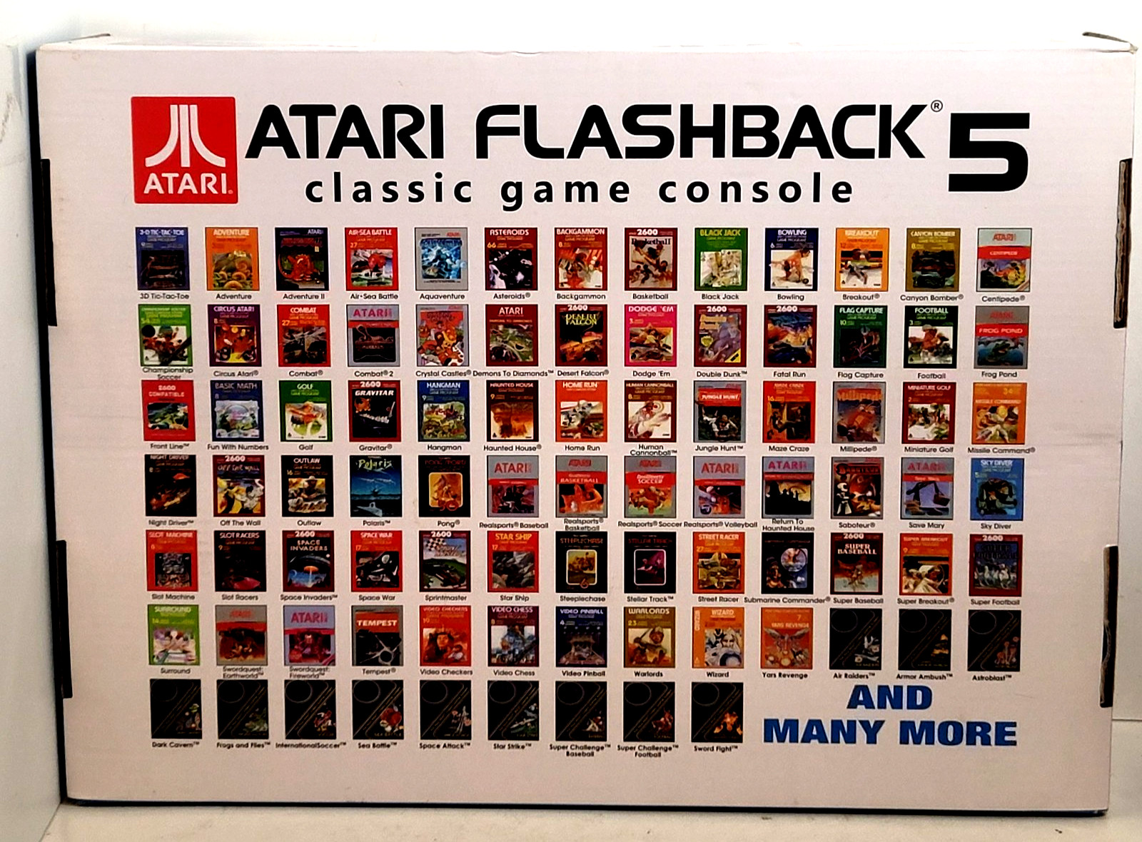 Atari Flashback 5 Game Console 92 Built in Games & 2 Wired Controllers 2014