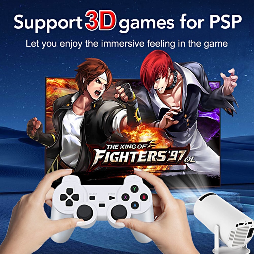 Practical Reliable Sturdy 2x Wireless Game Controllers 2.4G Receiver 64G TF Card