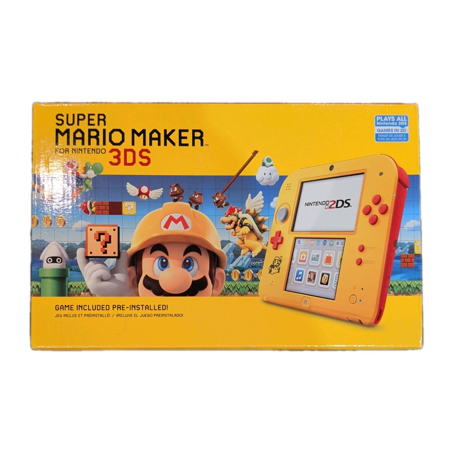 Nintendo 2DS Super Mario Maker Edition; Brand New Sealed.