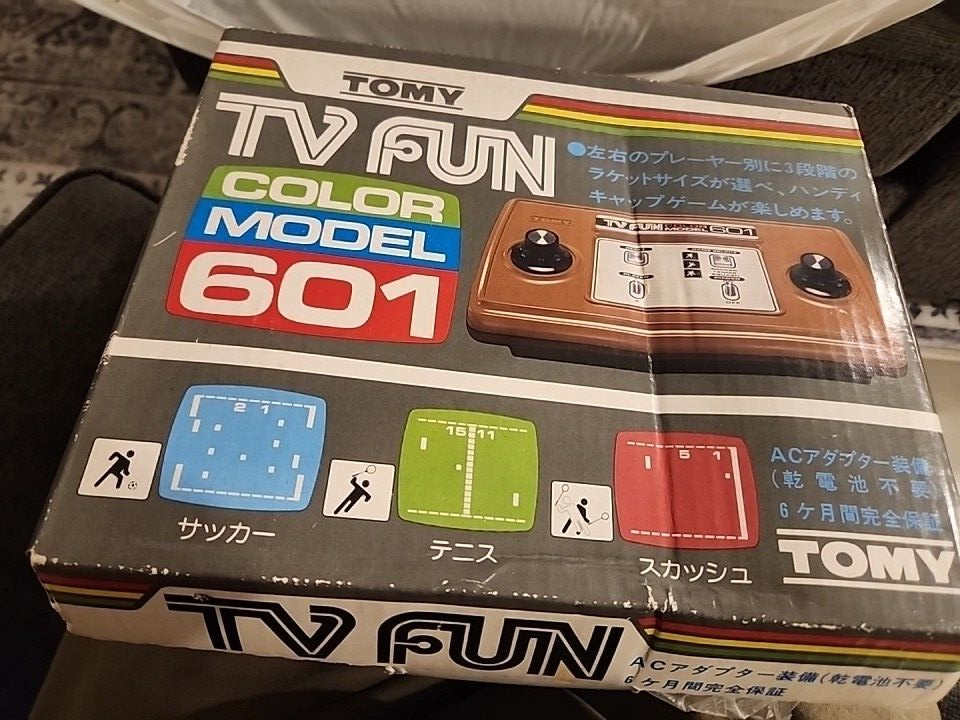 Vintage Tomy TV Fun Color Model 601 w/Box – Untested