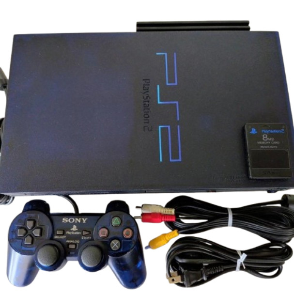 SONY PS2 Console SCPH-50000 MB/NH Midnight Blue USED Operation Confirmed Good